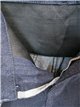 Jeans wide leg azul oscuro con faja