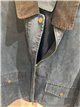 Chaqueta corta encerada cuello pana