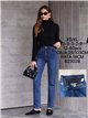 Jeans básicos con faja efecto vientre plano