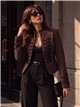 Chaqueta militar efecto ante con alamares