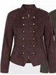 Chaqueta militar efecto ante con botones