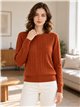 Zopfstrickpullover