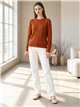 Zopfstrickpullover