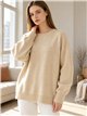 Jersey amplio con costura central