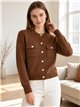 Chaqueta de punto con bolsillos