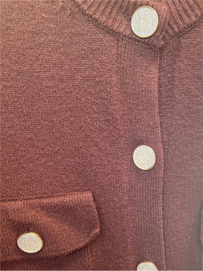 Chaqueta de punto con bolsillos