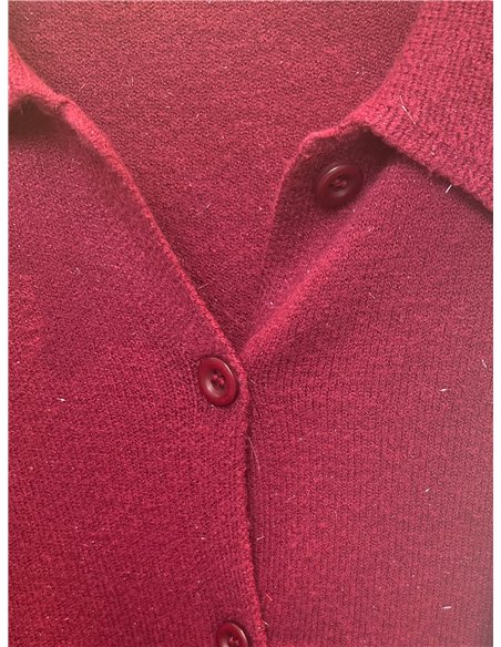 Chaqueta de punto cuello polo