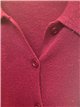 Chaqueta de punto cuello polo