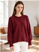 Jersey amplio con brillo de lentejuelas