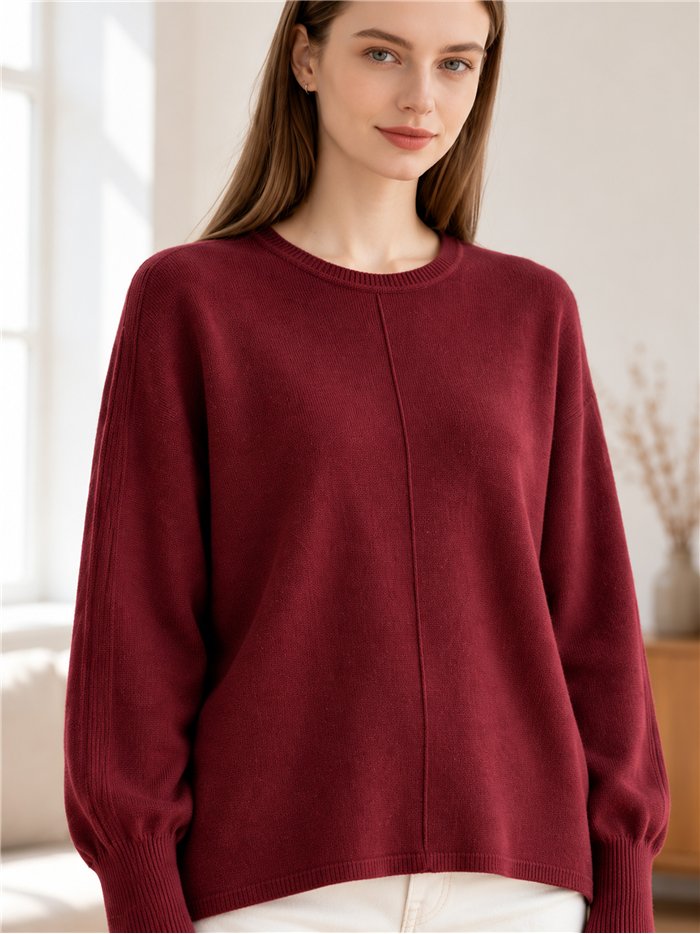 Jersey amplio con brillo de lentejuelas