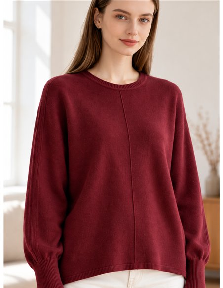 Jersey amplio con brillo de lentejuelas