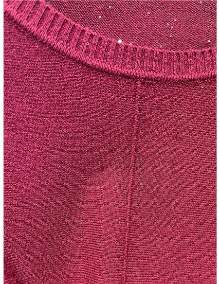 Jersey amplio con brillo de lentejuelas