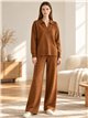 Conjunto jersey cuello polo y pantalón
