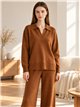 Conjunto jersey cuello polo y pantalón