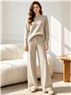 Conjunto jersey con botones laterales y pantalón