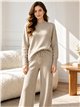 Conjunto jersey con botones laterales y pantalón