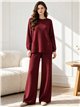 Conjunto jersey con bolsillos delanteros y pantalón