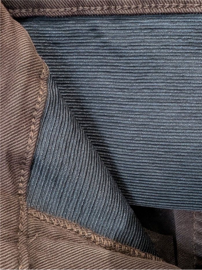 Jeans wide leg chocolate cintura con faja