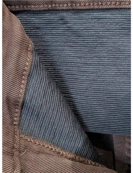 Jeans wide leg chocolate cintura con faja