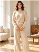 Conjunto jersey cuello alto y pantalón