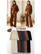 ensemble pull à col roulé et pantalon