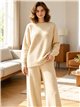 Conjunto jersey bajo desflecado y pantalón