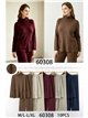 Conjunto jersey cuello alto con bolsillos y pantalón