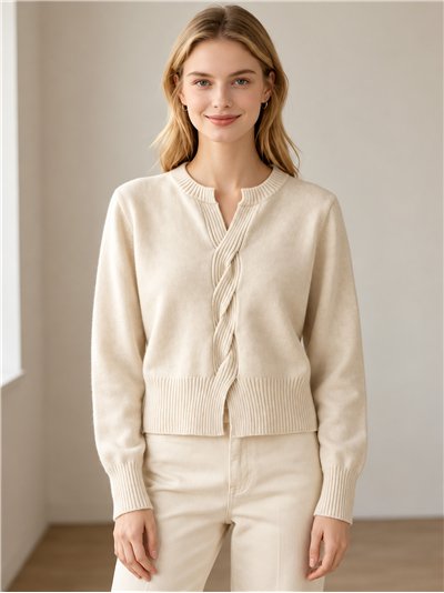 Jersey detalle trenzado