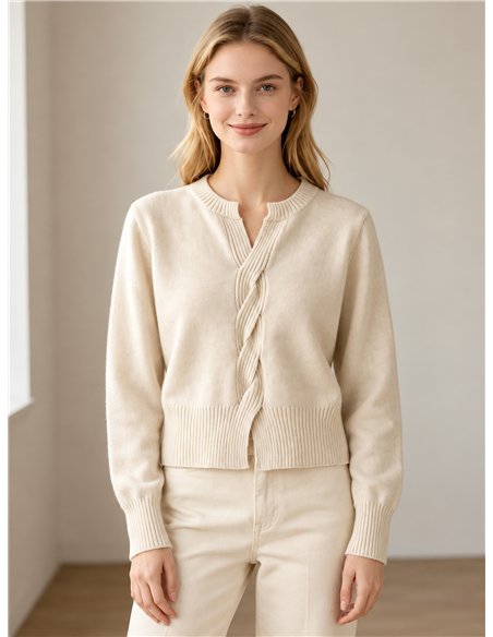 Jersey detalle trenzado