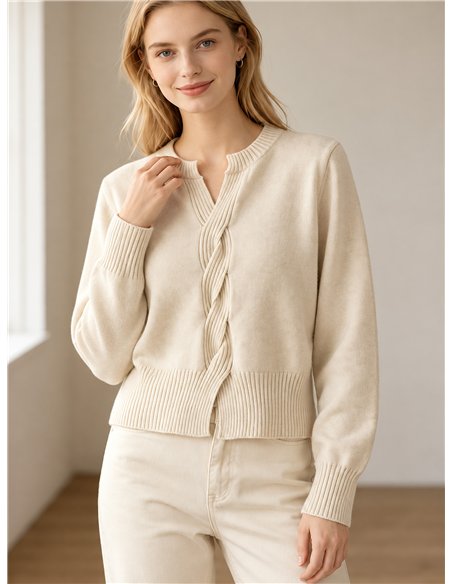 Jersey detalle trenzado