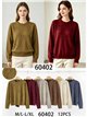 Knit sweater with bow appliqués