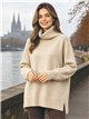 pull à col roulé oversize