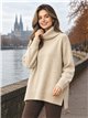 pull à col roulé oversize