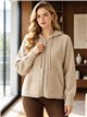 Cardigan con cappuccio