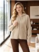 Cardigan con cappuccio