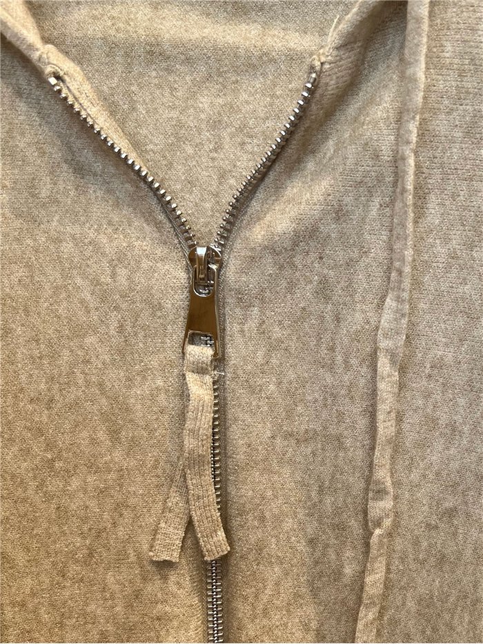 Cardigan con cappuccio