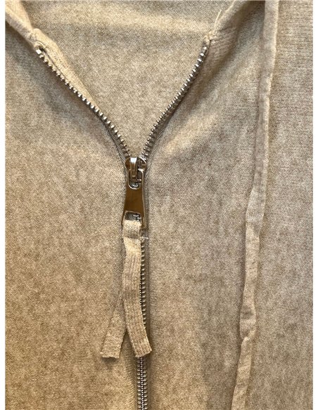 Cardigan con cappuccio