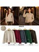 Pullover mit Taschen und Knopf