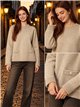 Pullover mit Taschen und Knopf