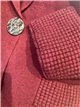 Jaqueta de malha estilo blazer