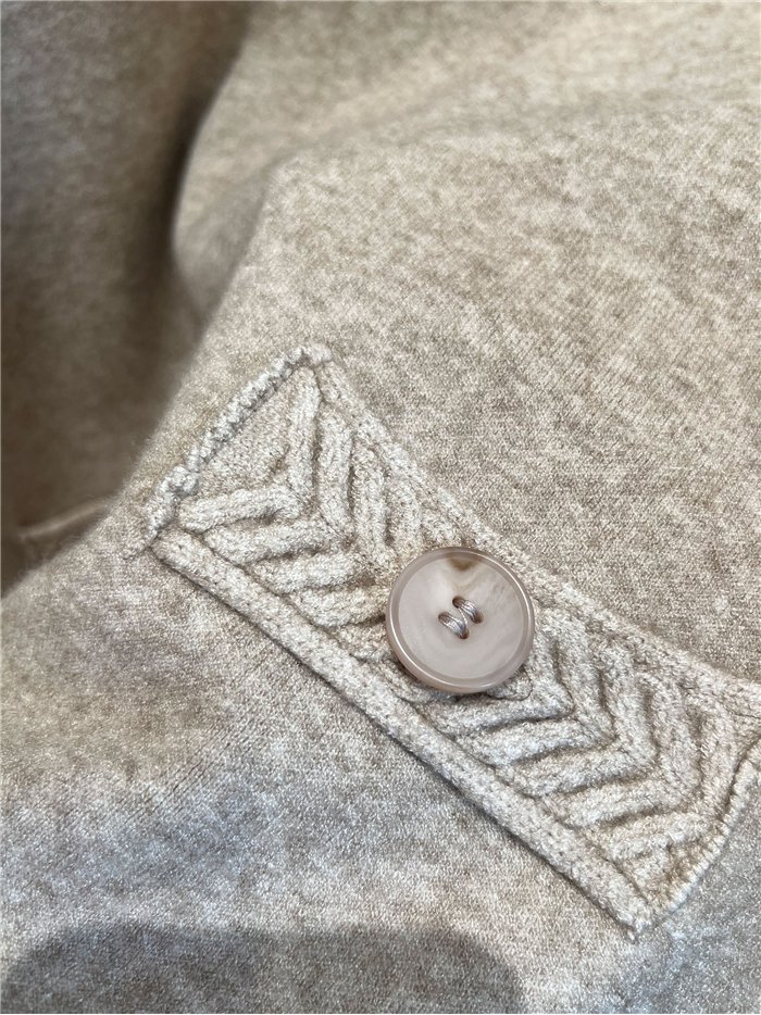 Textured knit sweater