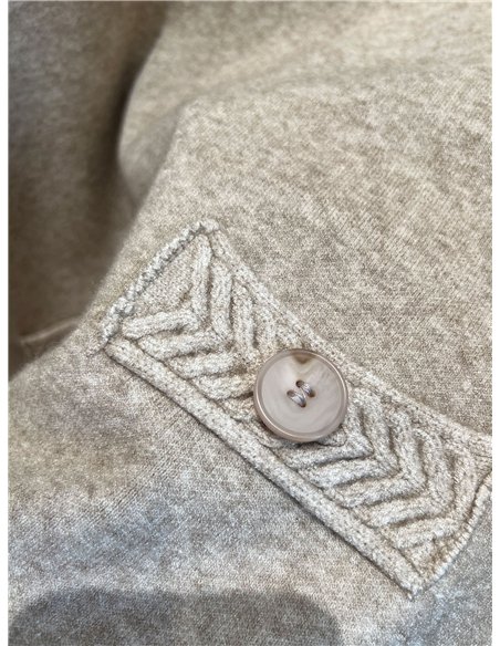 Textured knit sweater