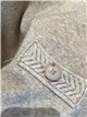 Jersey ribetes textura