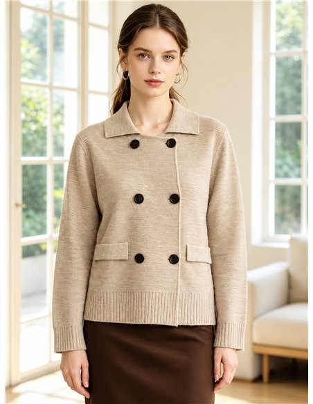 Cardigan doppiopetto