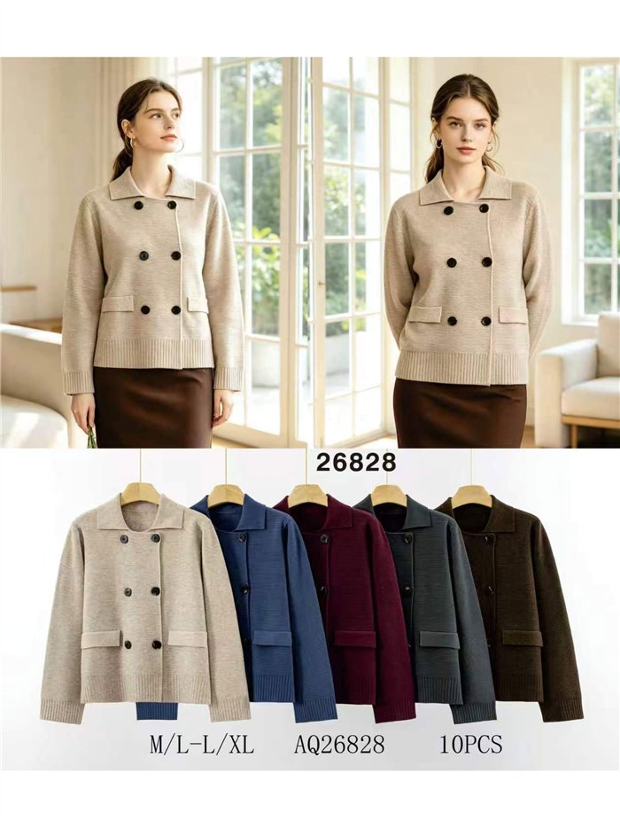 Cardigan doppiopetto