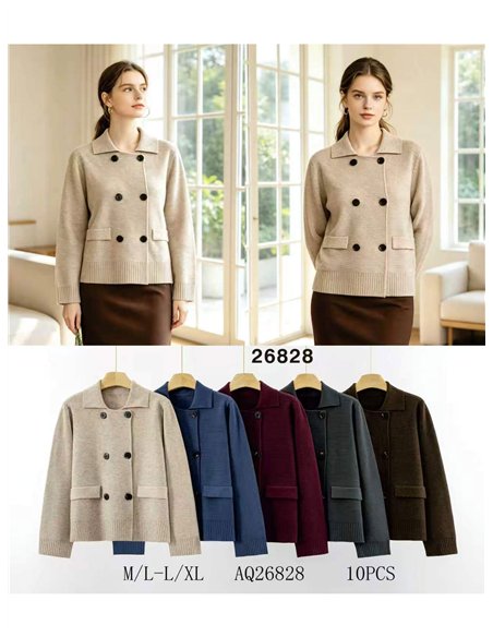 Cardigan doppiopetto