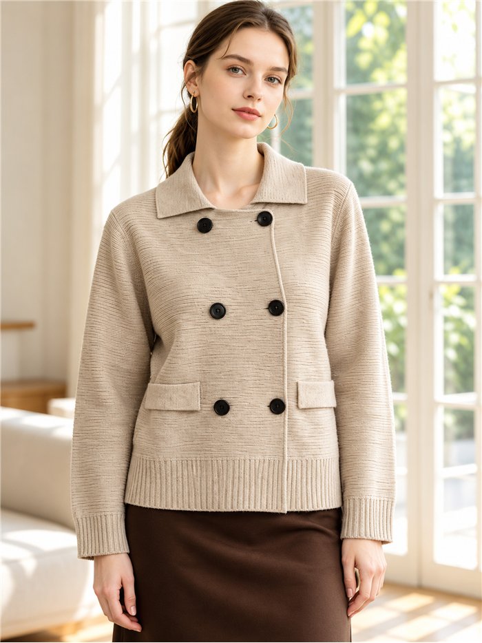 Cardigan doppiopetto