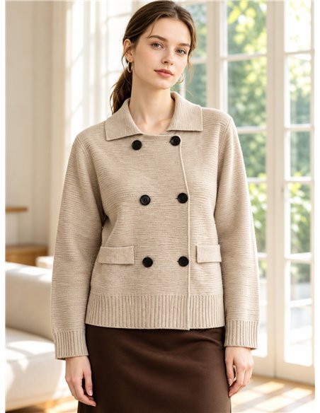 Cardigan doppiopetto