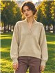 Oversized V-Ausschnitt-Pullover