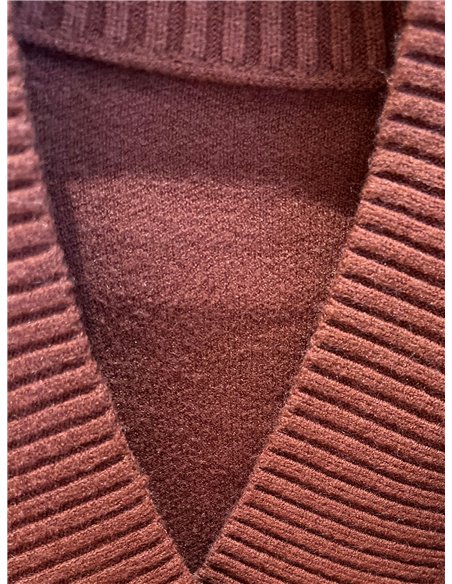 Oversized V-Ausschnitt-Pullover